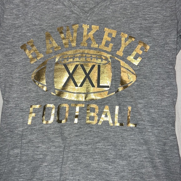 Tailgate Clothing Grey Iowa Hawkeye Tee - Picture 2 of 3